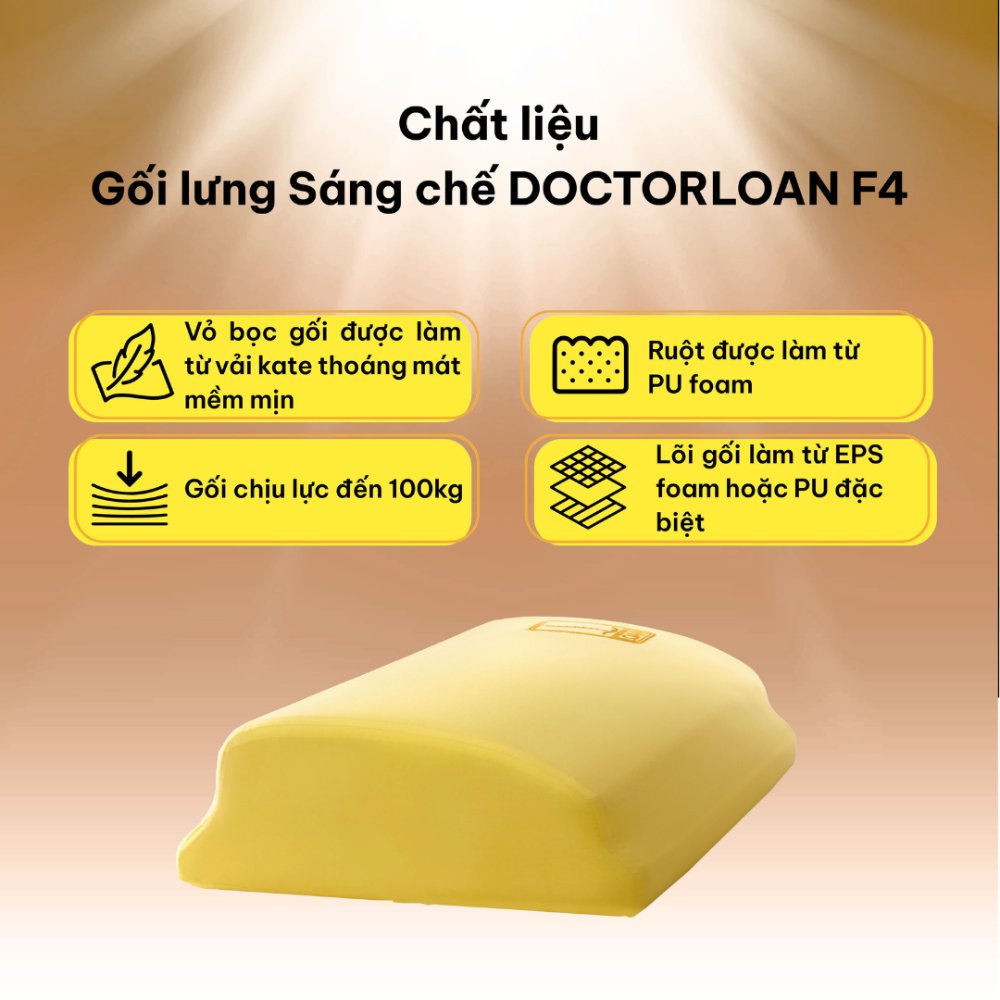 Gối lưng sáng chế DOCTORLOAN