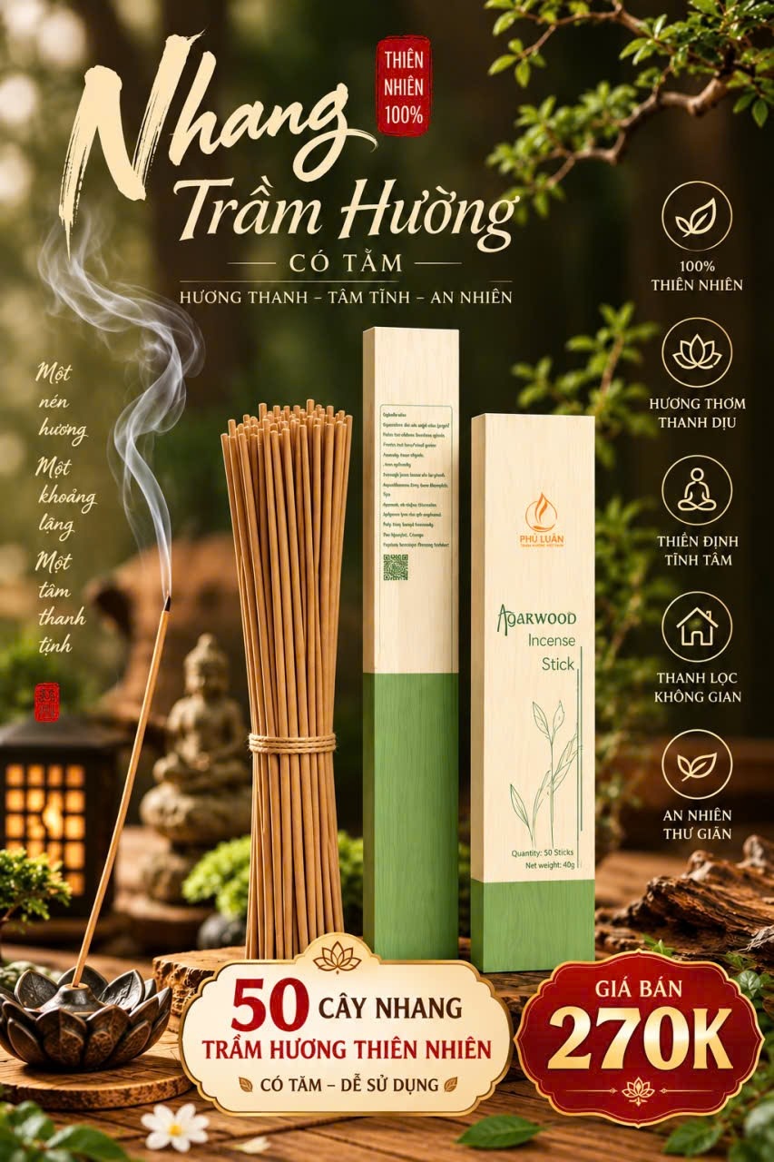 Nhang Trầm Có Tăm Thượng Hạng