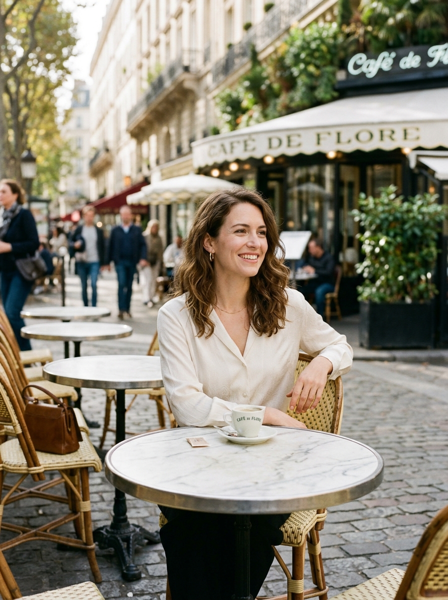 Thư Thái Buổi Sớm Tại Café de Flore