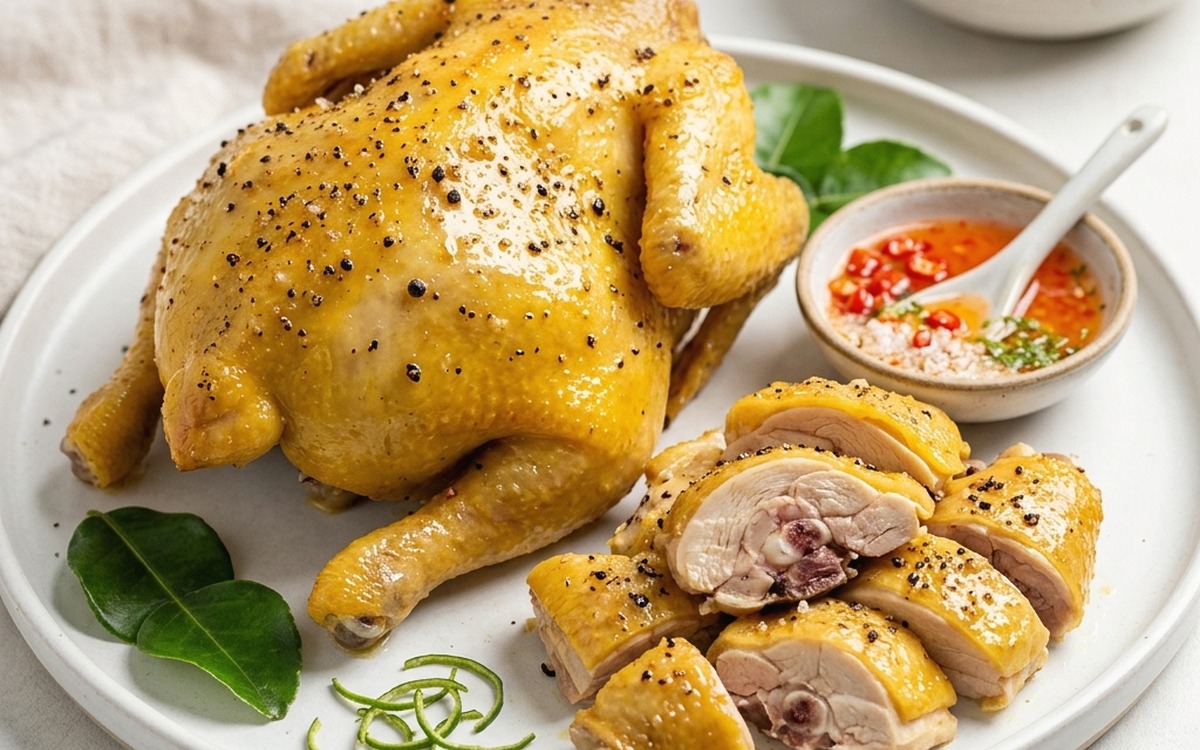 Cách bảo quản & thái gà ủ muối giòn da