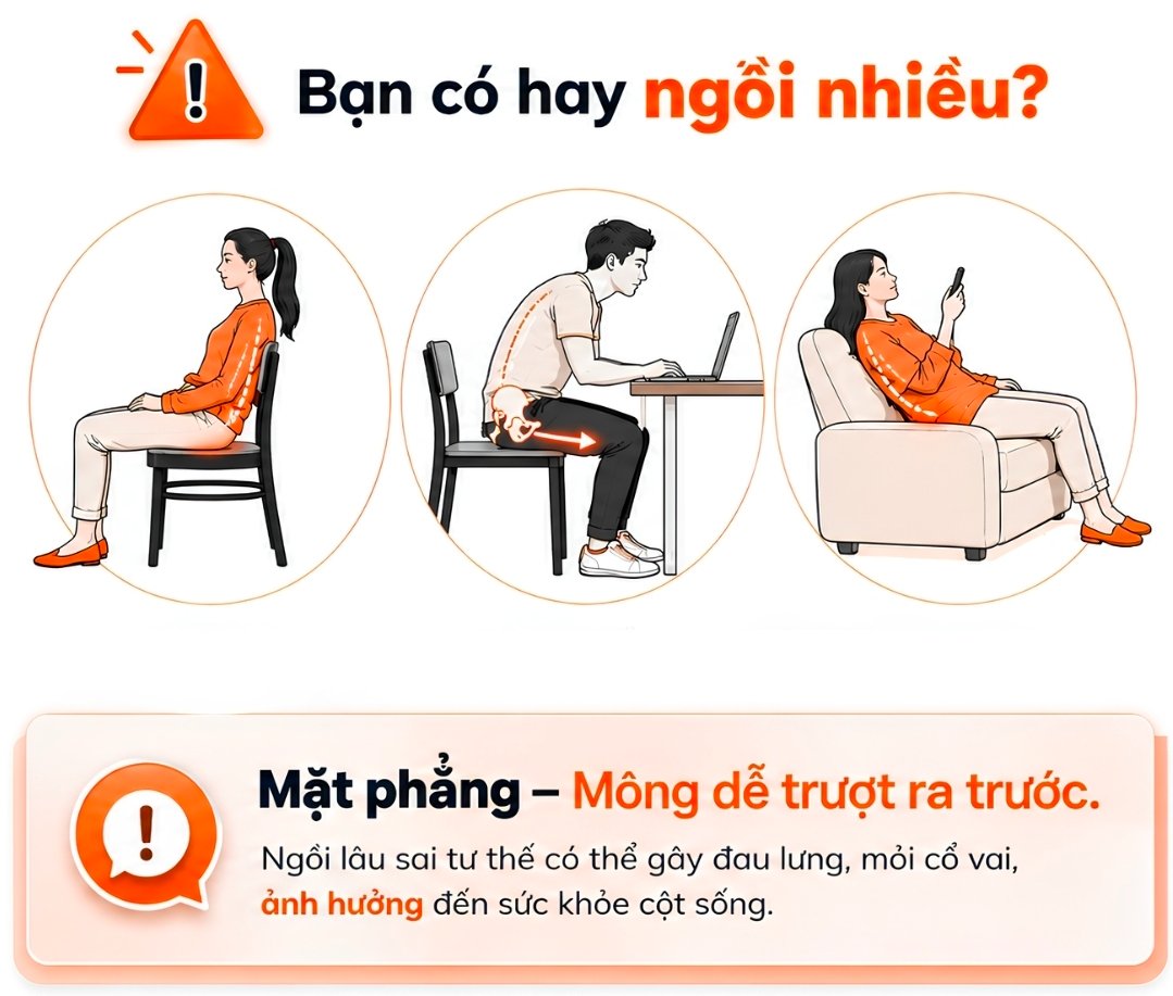 Vấn đề của mặt ghế phẳng