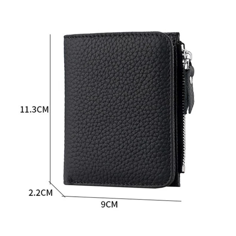 Ví ngắn nữ da bò thiết kế thời trang - 4321856