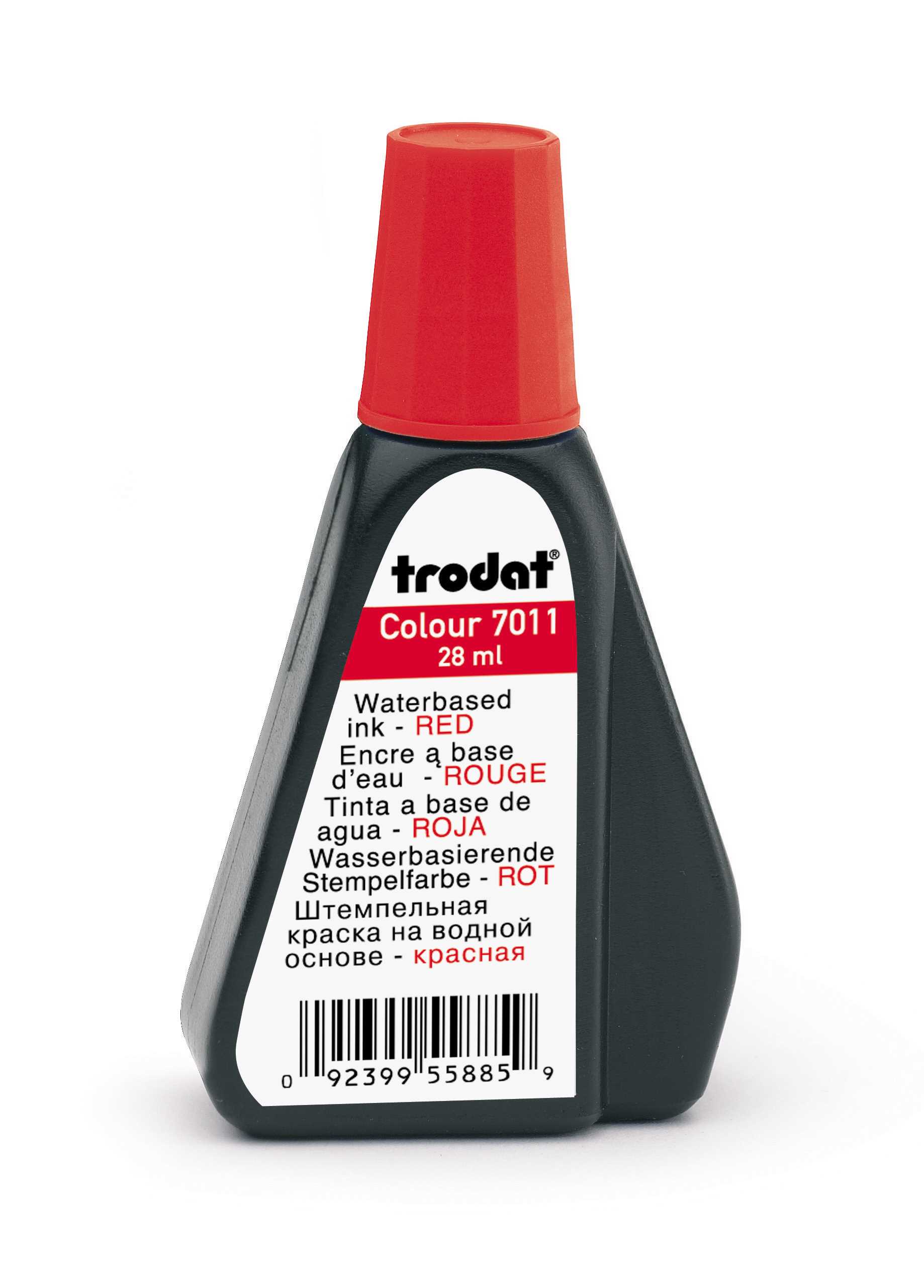 Mực Đóng Dấu Trodat 7011 Đỏ Burgundy (28ml)