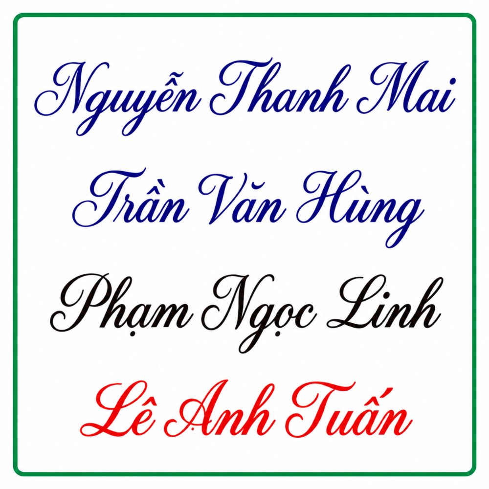 Dấu tên 1 dòng