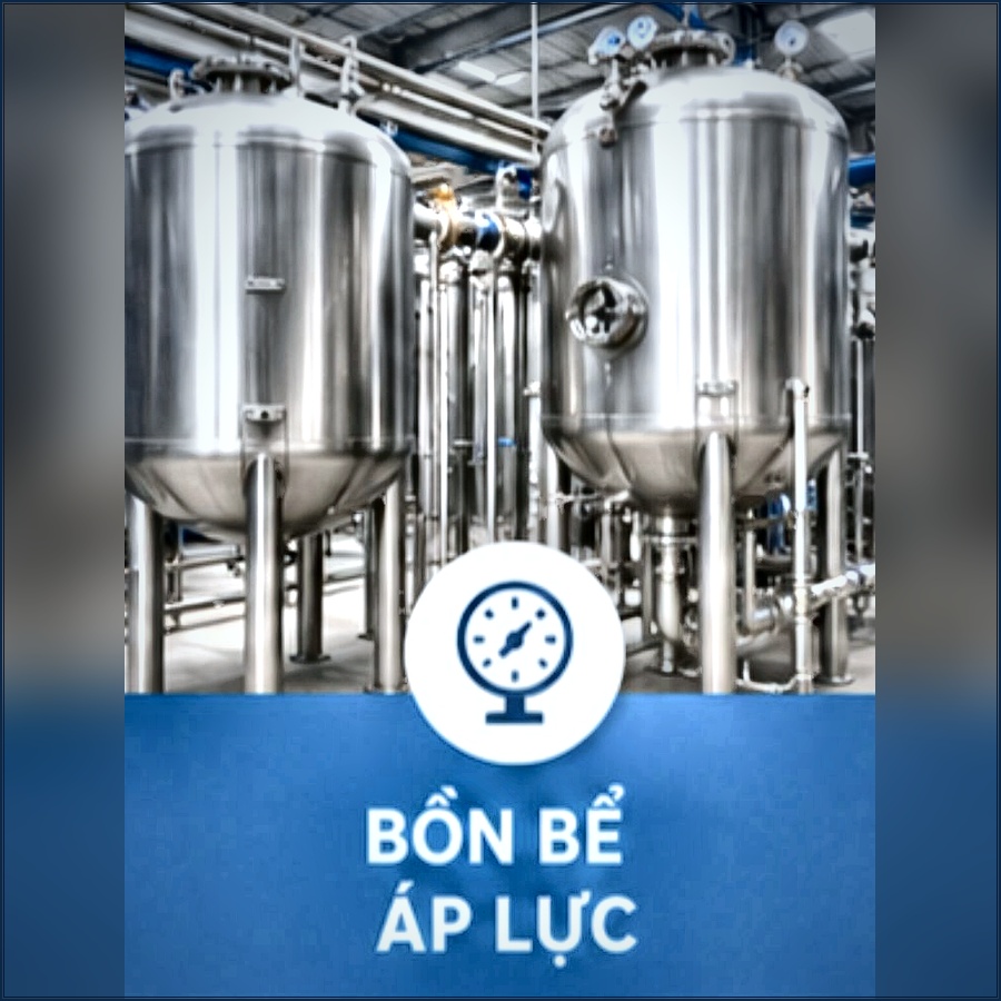 Bồn Bể Áp Lực Chứa Khí Nén