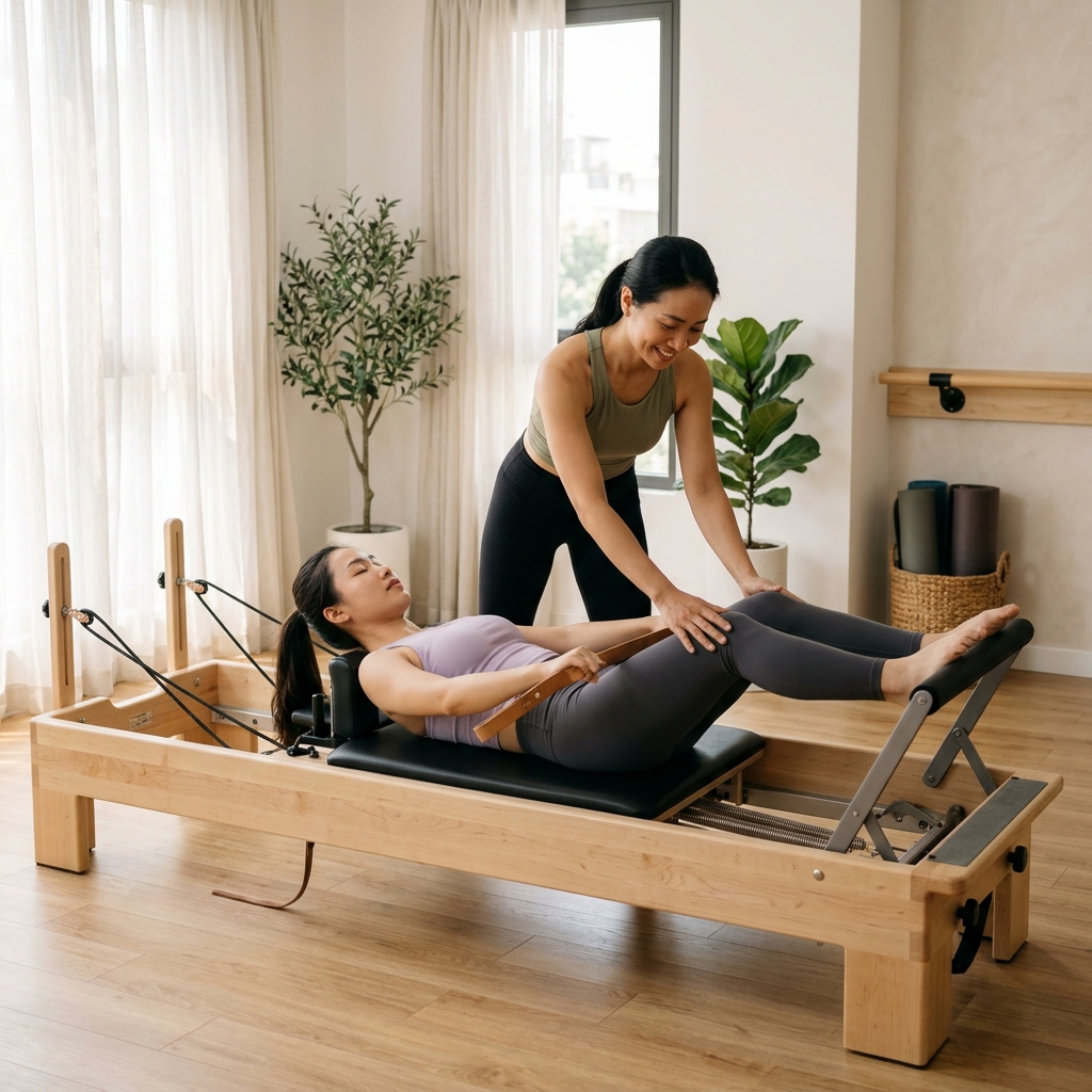 5 bài Pilates mở ngực trị đau vai gáy
