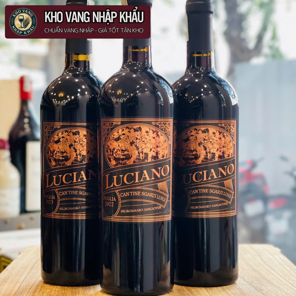 Vang Ý Luciano Cantine Sgarzi Luigi Blend Puglia IGT 14%