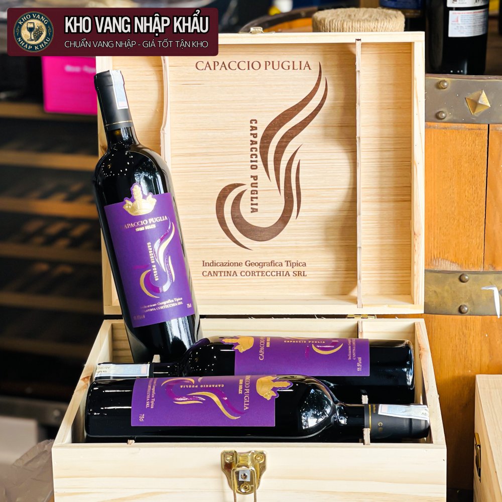 Vang Ý Capaccio Puglia Semi Dolce 11.5%