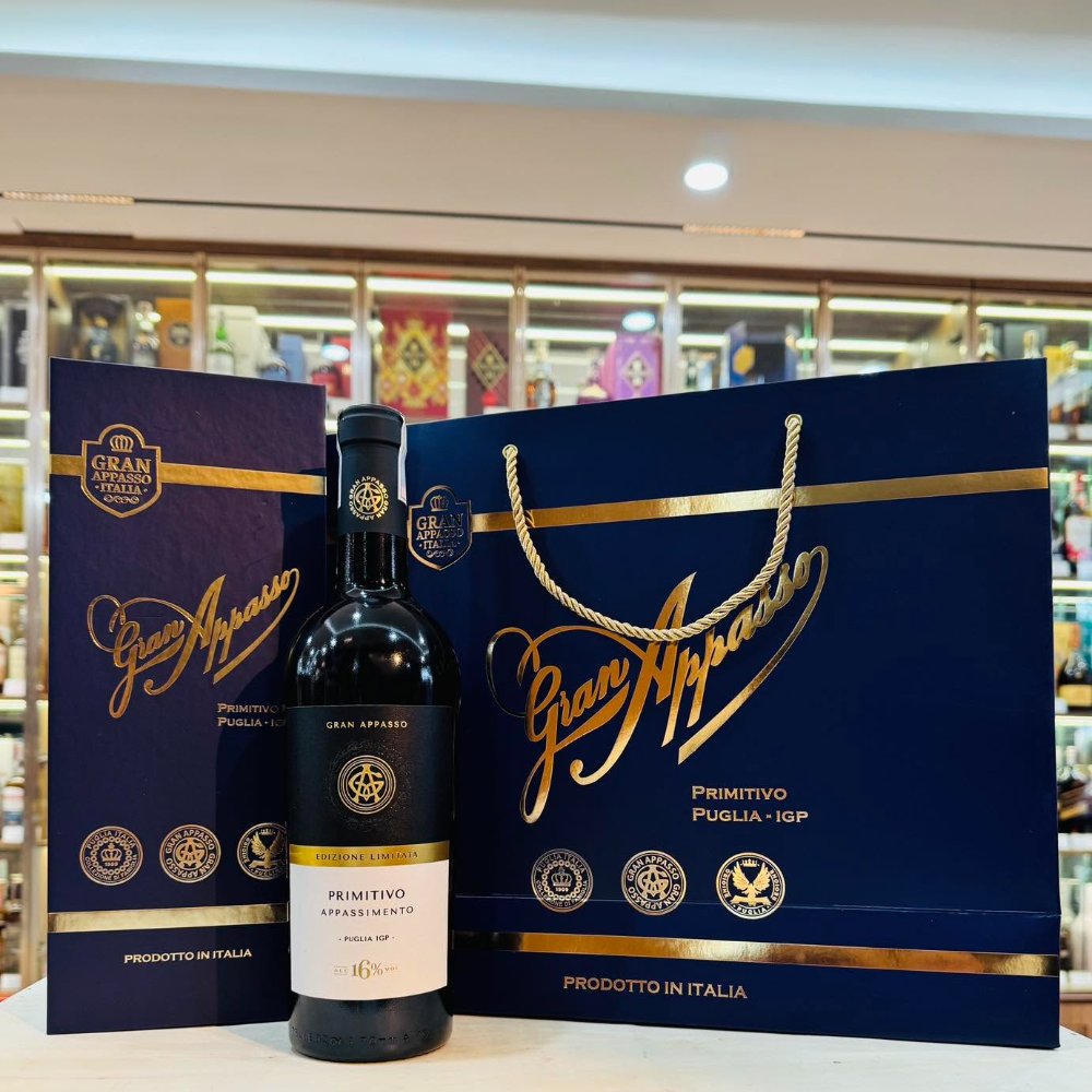 Vang Ý Gran Appasso Appassimento Primitivo 16%