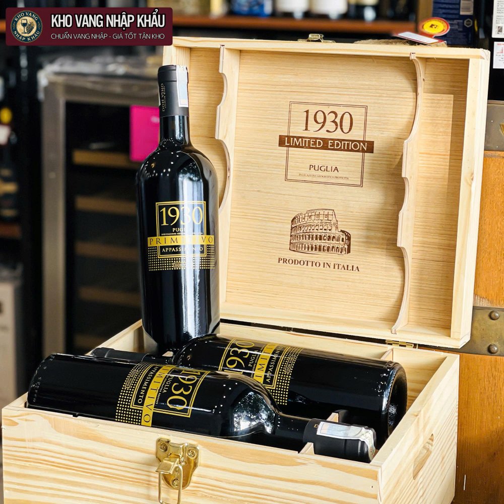 Vang Ý 1930 Negroamaro Appassimento 15%
