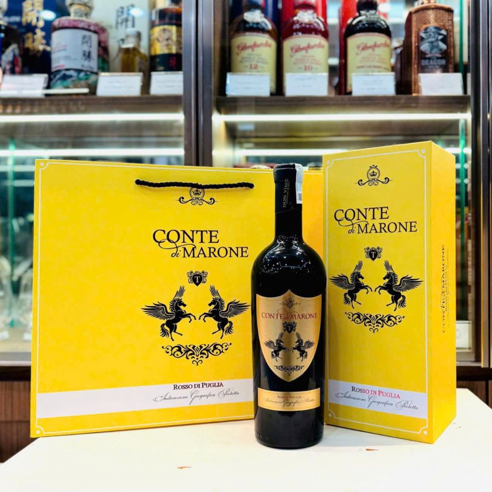 Vang Ý Conte di Marone Rosso Di Puglia 15%