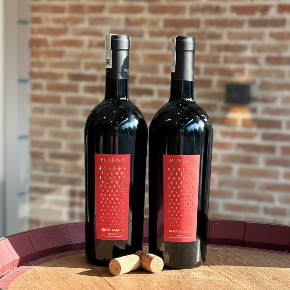 Vang Ý Pliniana Negroamaro IGT 15%