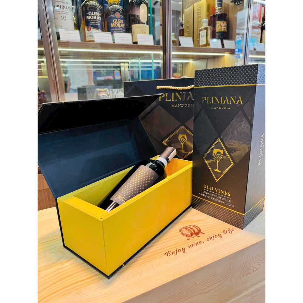 Vang Ý Pliniana Primitivo di Manduria DOC Limited Edition 18%