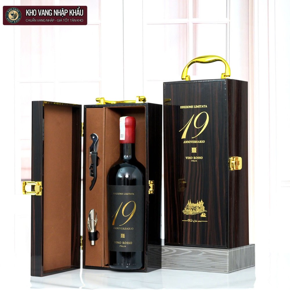 Vang Ý 19 Anniversario Vino Rosso 19% 