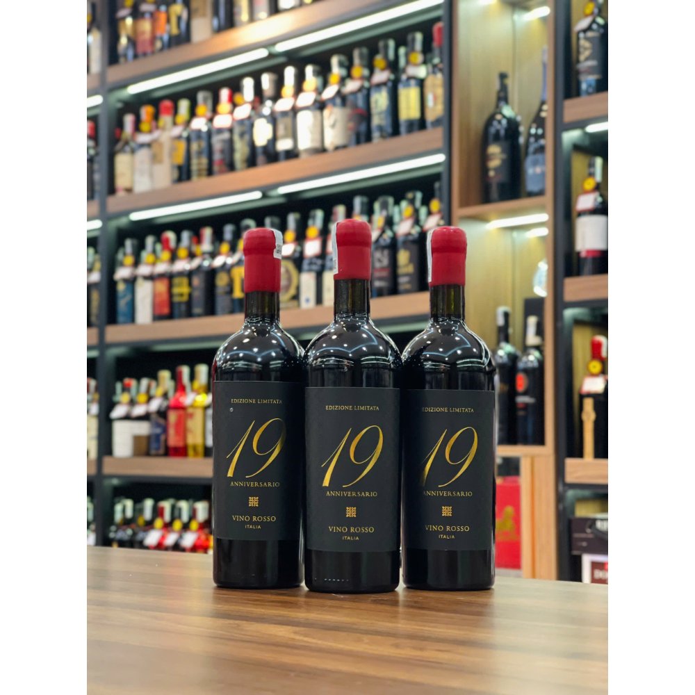 Vang Ý 19 Anniversario Vino Rosso 19%
