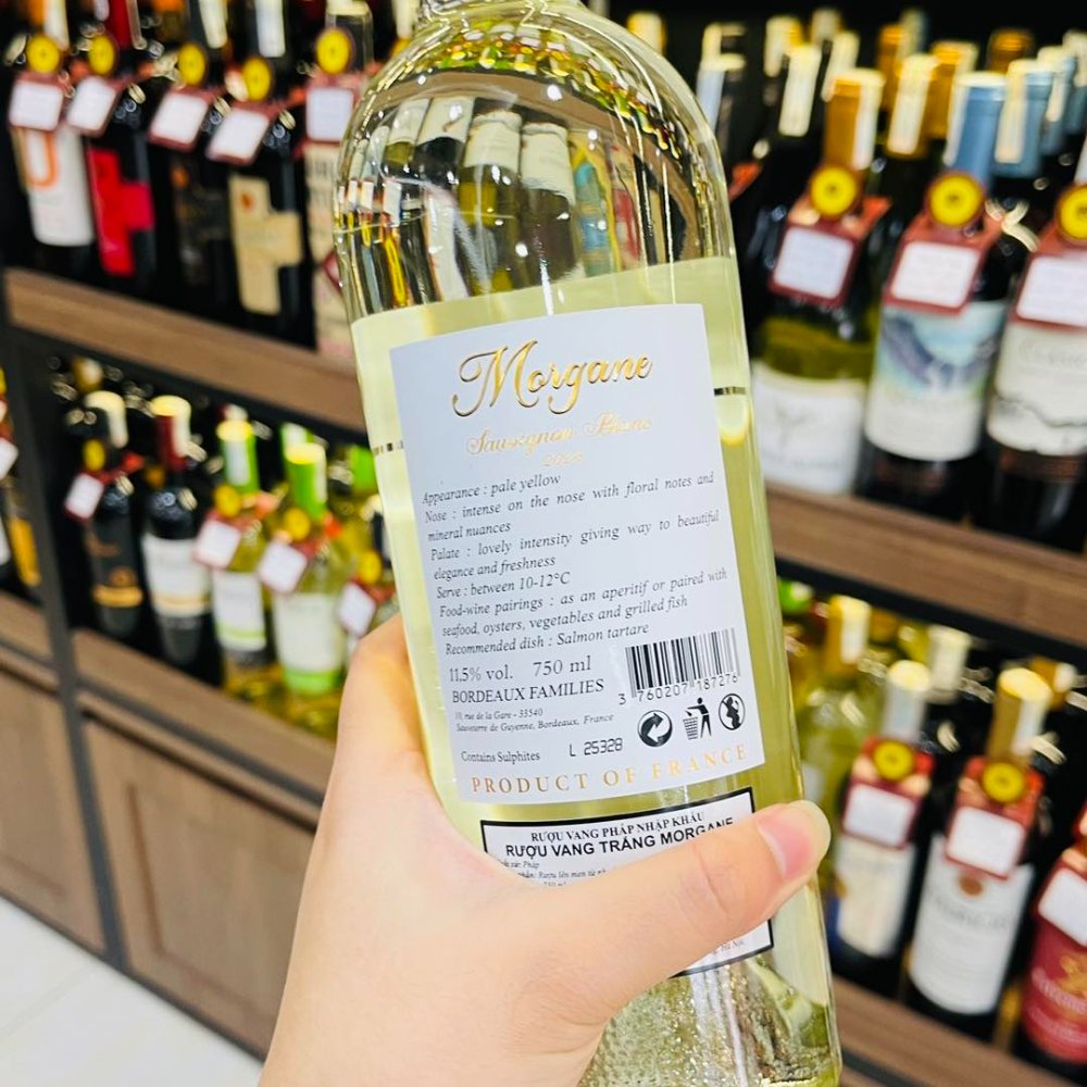 Vang Pháp Morgane Sauvignon Blanc Bordeaux 13.5%
