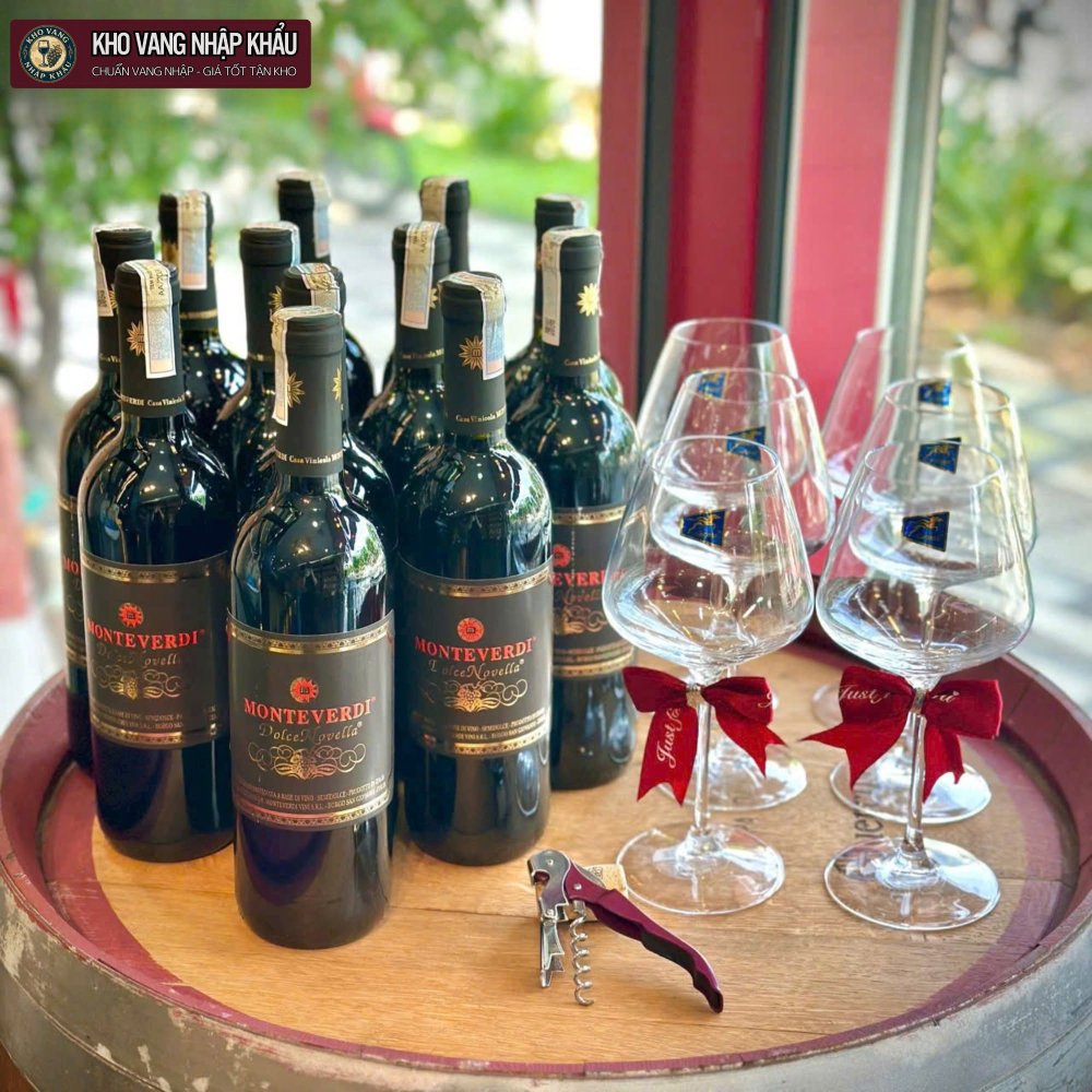 Vang Ý Monteverdi Dolce Novella - Vang Hoàng Đế 10%