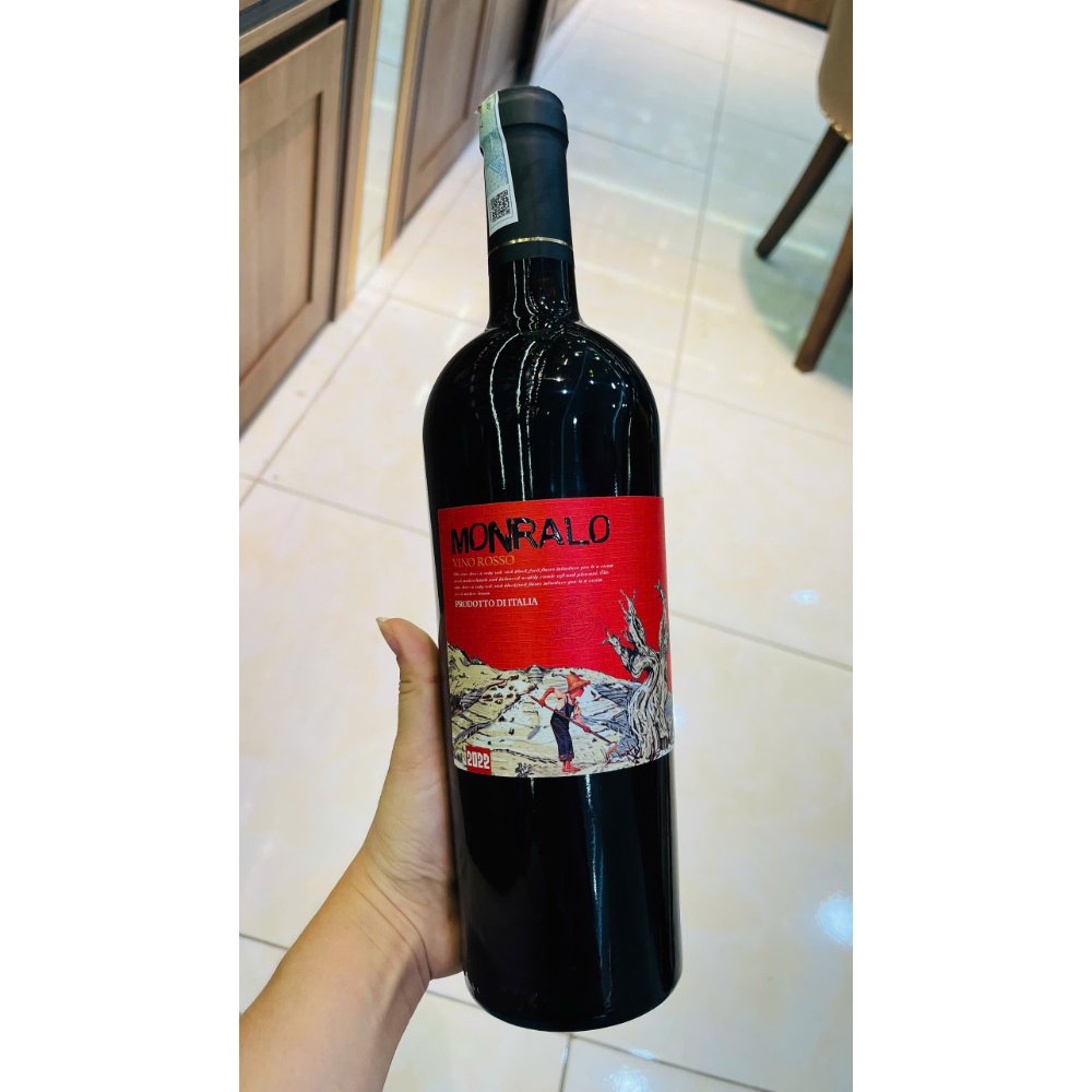 Vang Ý Monralo Negroamaro Sangiovesse 11.5%