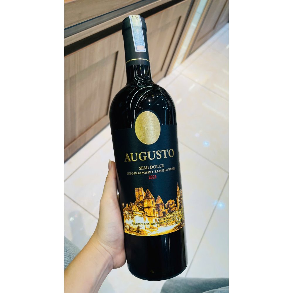 Vang Ý Augusto Semi Dolce 11.5%