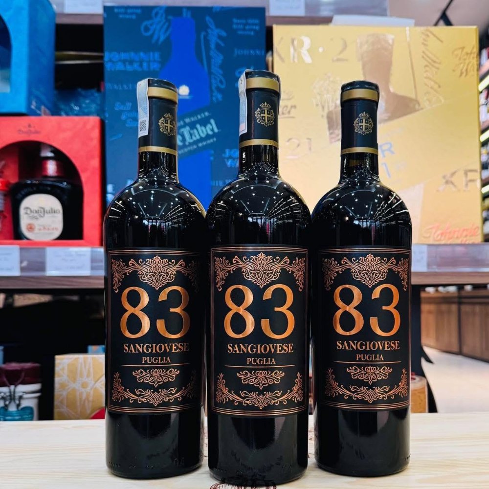 Vang Ý 83 Sangiovese Puglia IGT 14%