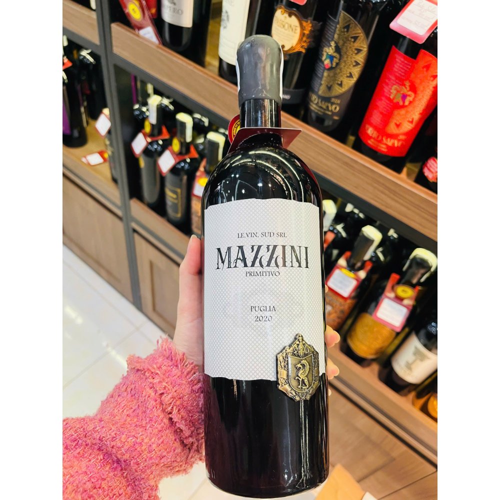 Vang Ý Mazzini Primitivo Puglia 750ml 17%