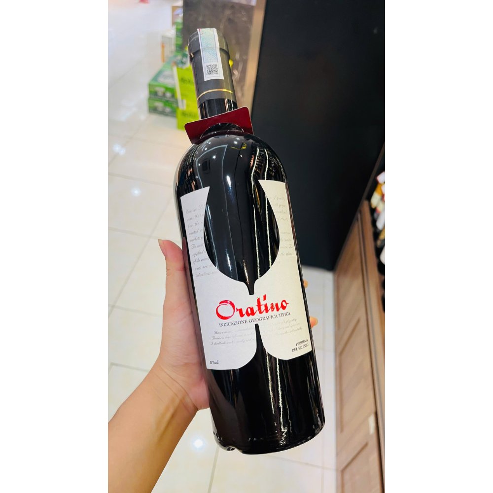 Vang Ý Oratino Primitivo IGT 17%