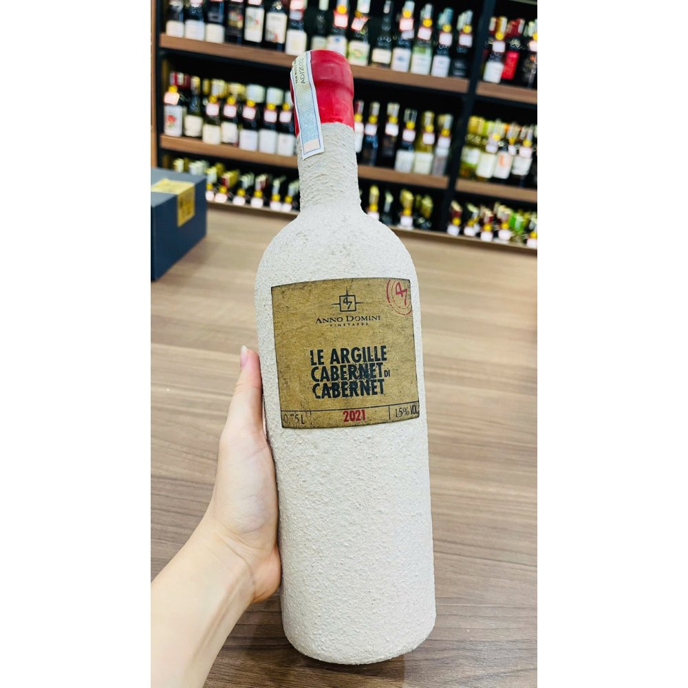 Vang Ý Xi Măng Le Argille Cabernet Di Cabernet 15%