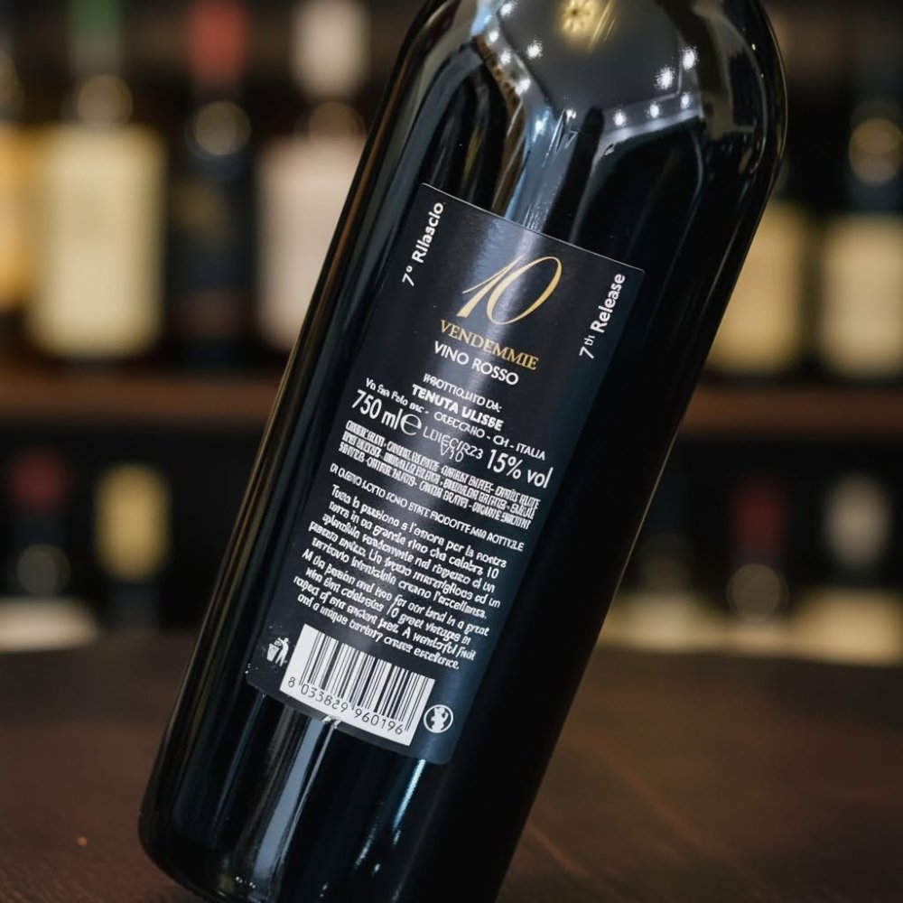 Vang Ý Tenuta Ulisse Limited Edition 10 Vendemmie 750ml 15%