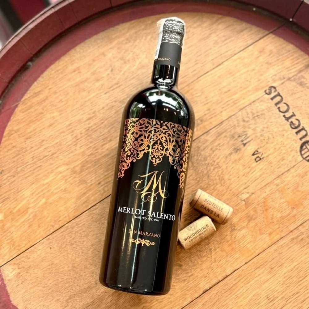 Vang Ý M Limited Merlot Salento - Vang chữ M 14.5%