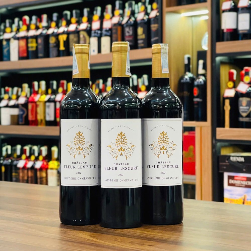 Vang Pháp Chateau Fleur Lescure Saint Emilion Grand Cru 14%