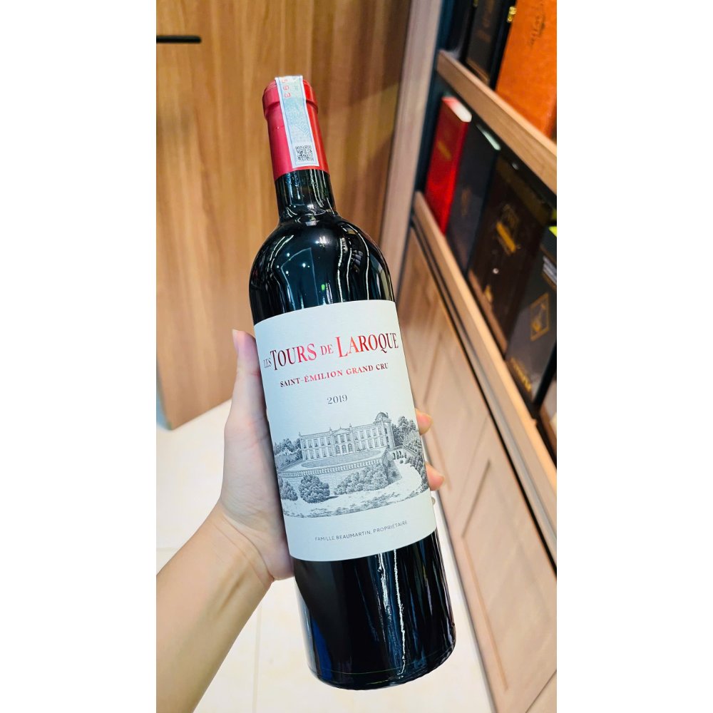 Vang Pháp Les Tours De Laroque Saint Emilion Grand Cru 2016 14.5%
