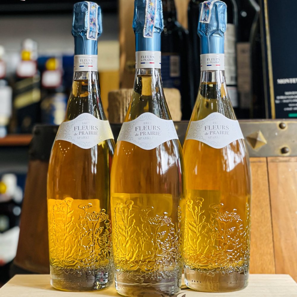 Vang Nổ Fleurs De Prairie Brut Rose 12%