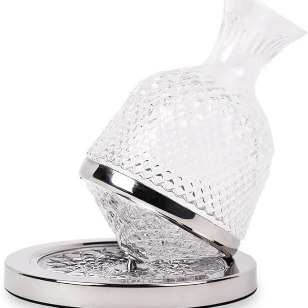 Bình thở rượu vang Decanter Xoay 360 độ 1500ml