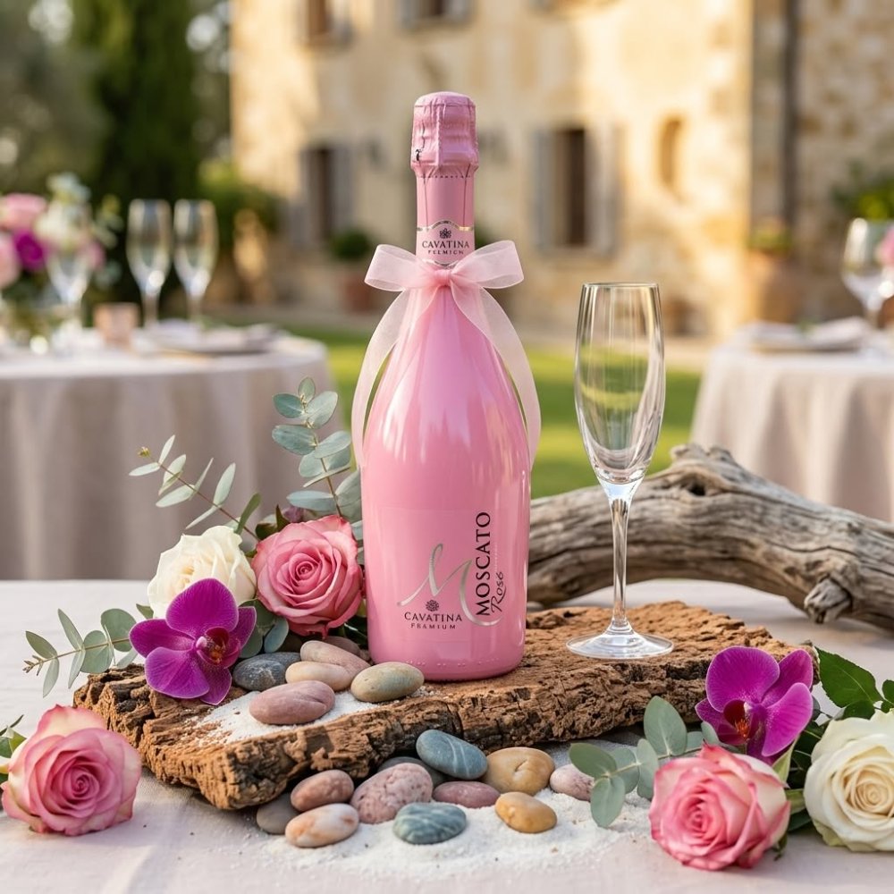 Vang Nổ  Ý M Moscato Cavatina Premium 7%