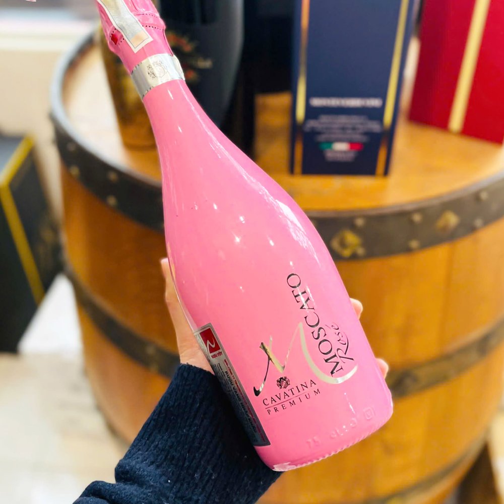 Vang Nổ  Ý M Moscato Cavatina Premium 7%