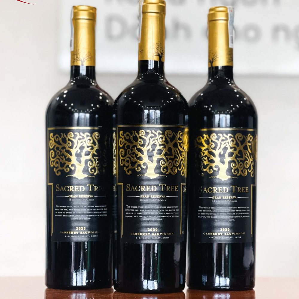 Vang Chile Sacred Tree Reserva Cabernet Sauvignon 13% 