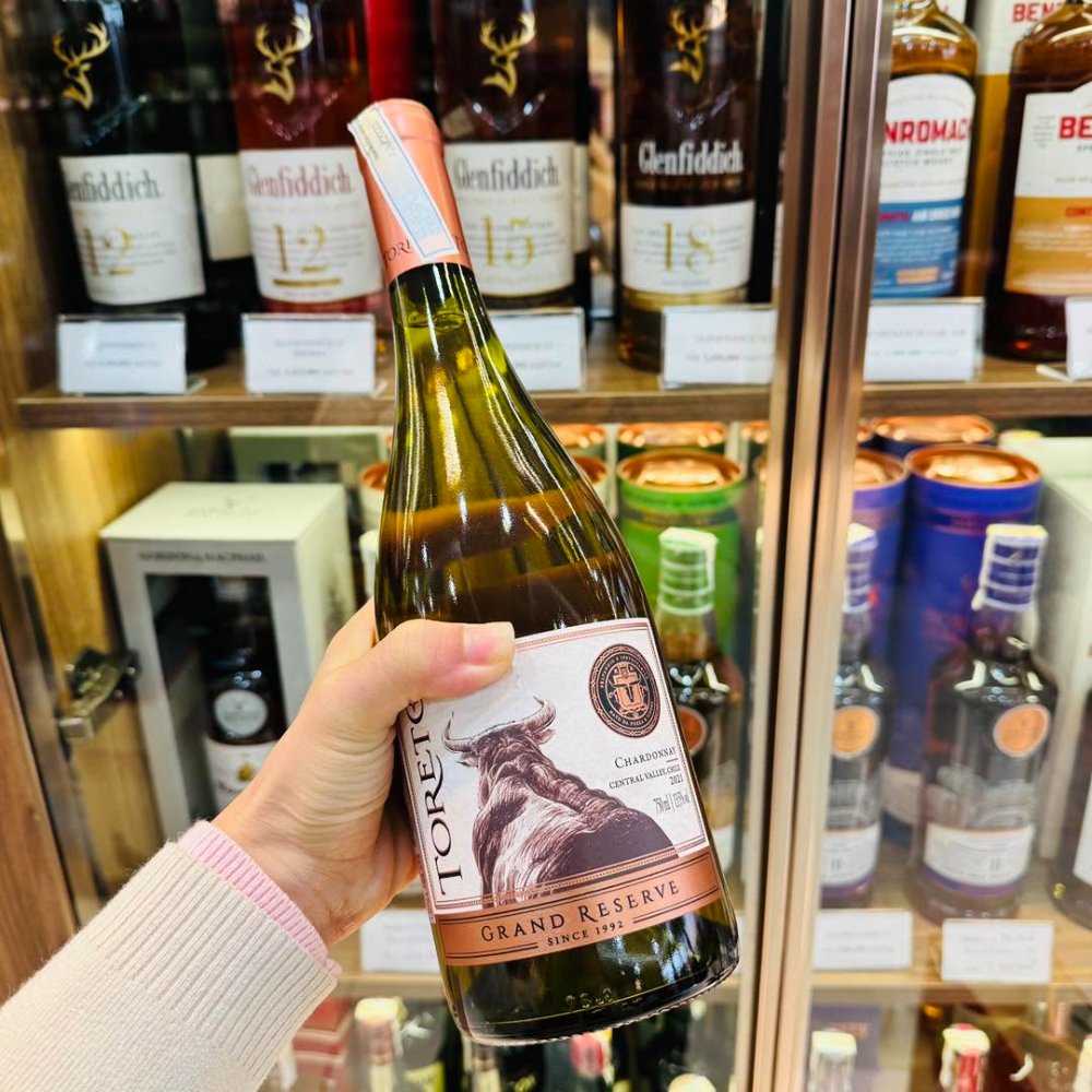 Vang Chile Toreto Gran Reserva Chardonnay 13,5%
