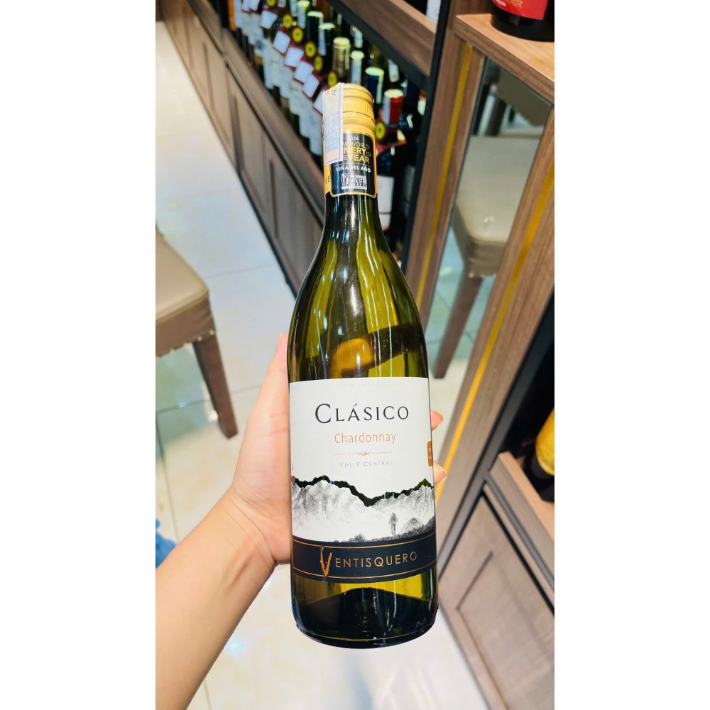 Vang Chile Ventisquero Clasico Chardonnay 12%