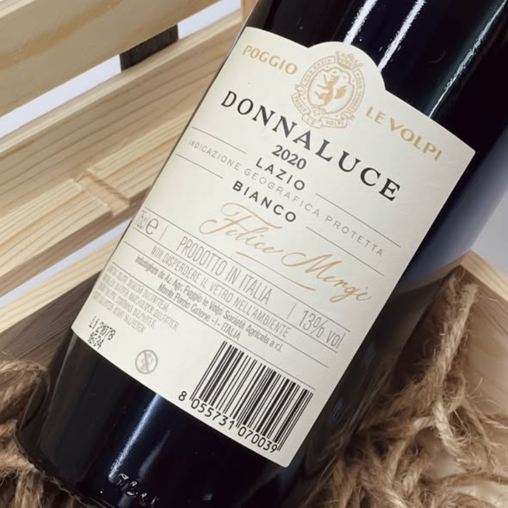 Vang Ý Donnaluce Lazio Poggio le Volpi 13%
