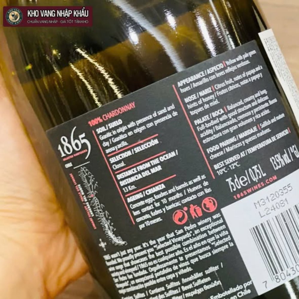 Vang Chile 1865 Selected Vineyard Sauvignon Blanc 13.5%