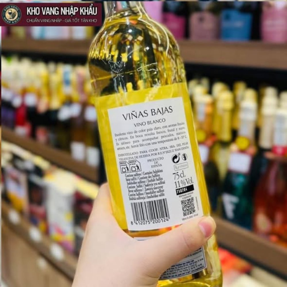 Vang Tây Ban Nha Vinas Bajas Vino Blanco