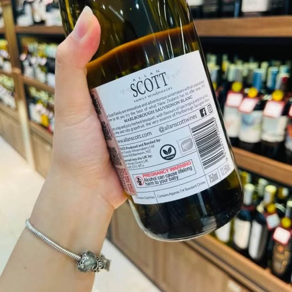 Vang New Zealand Allan Scott Sauvignon Blanc 13%