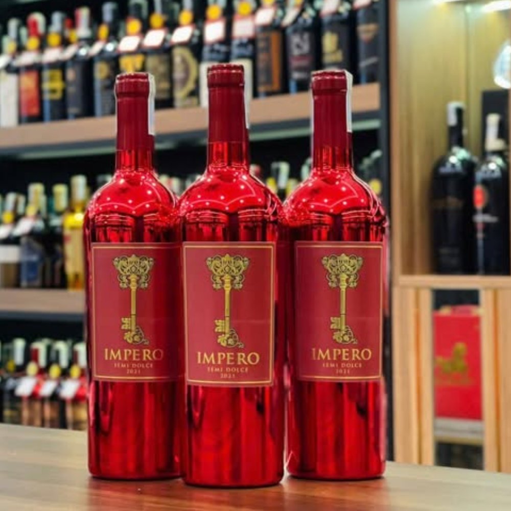 Vang Ý Impero Semi Dolce (Đỏ - Vàng) 10.5%