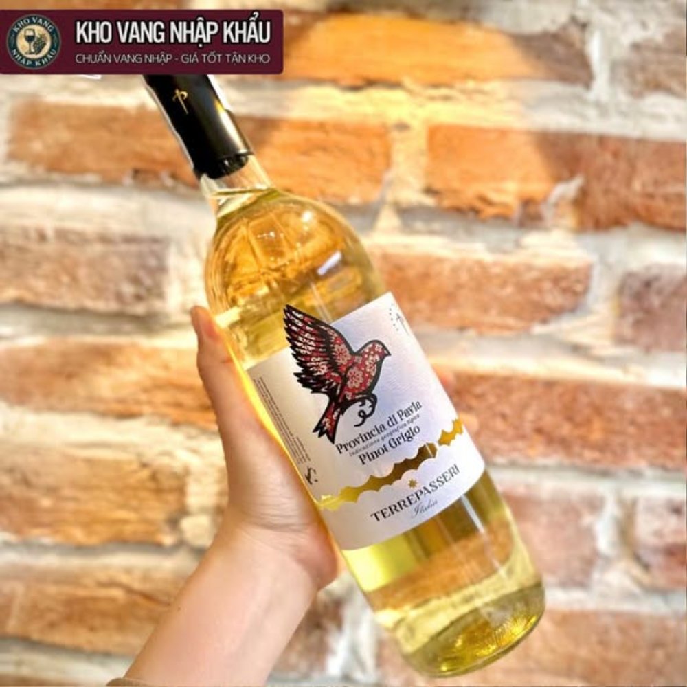 Vang Ý Terre Passeri Đỏ - Trắng