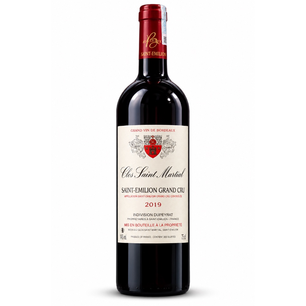 Vang Pháp Clos Saint Martial Saint Emilion Grand Cru 15%
