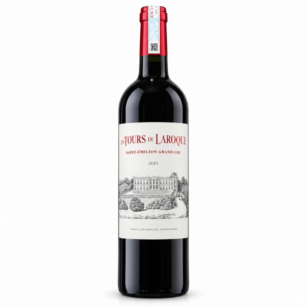 Vang Pháp Les Tours De Laroque Saint Emilion Grand Cru 2016 14.5%