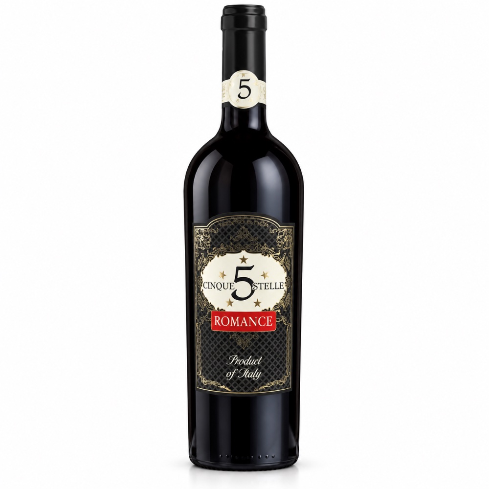 Vang Ý Cinque 5 Stelle Romance 10%