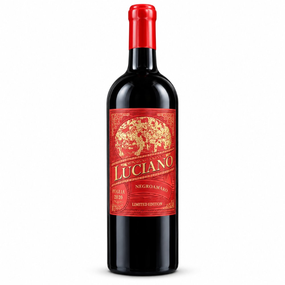 Vang Ý Luciano Limited Edition Negroamaro Puglia 15,5%