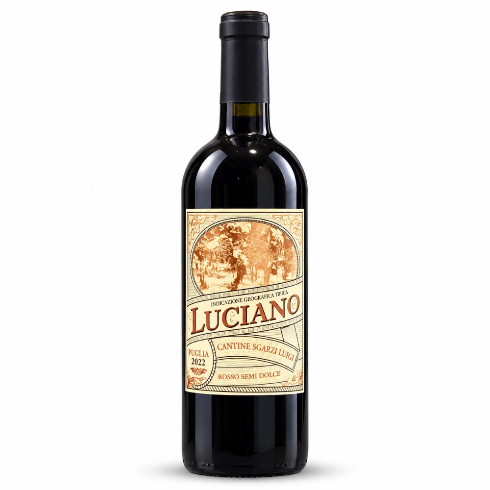 Vang Ý Luciano Rosso Semi Dolce Puglia 10.5%
