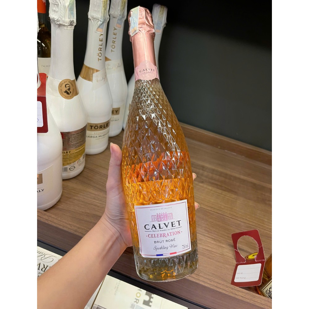 Vang Nổ Pháp Calvet Celebration Brut Rose 750ml 11,5%